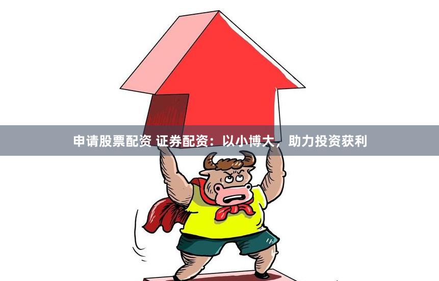 申请股票配资 证券配资：以小博大，助力投资获利